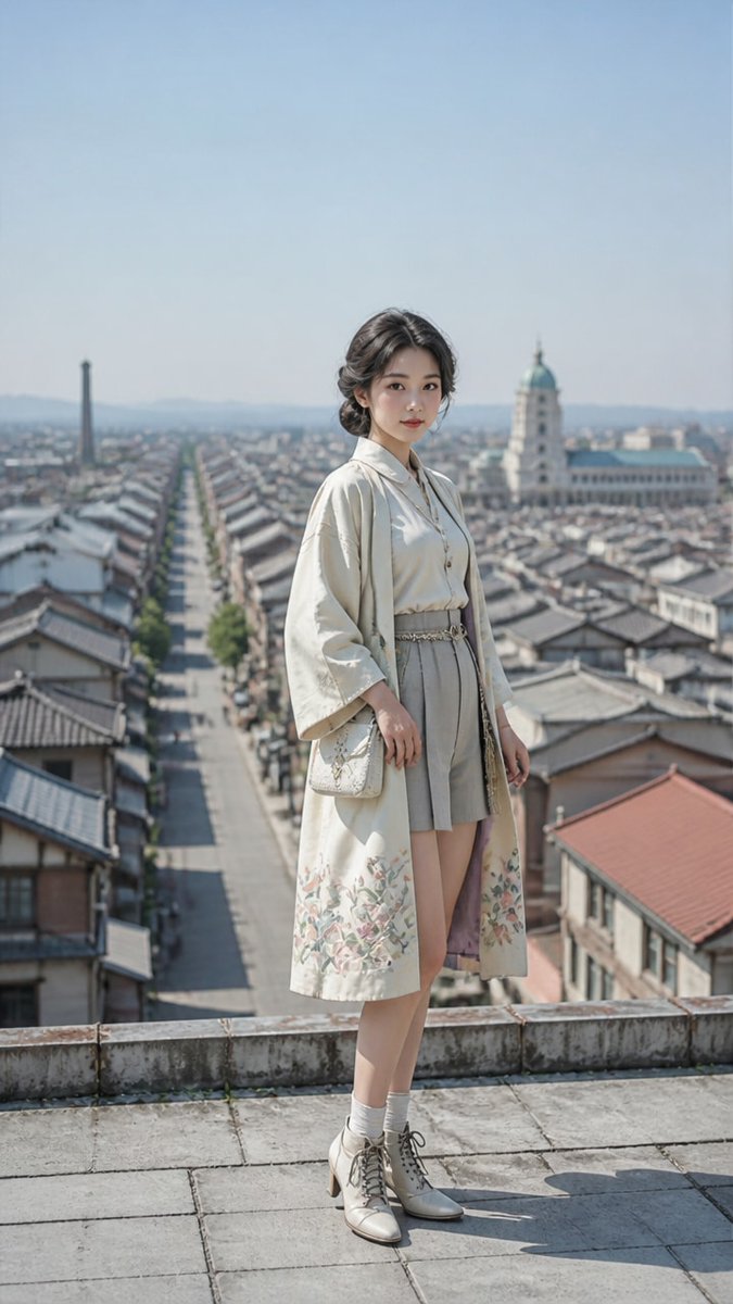 Meiji Romance Editorial Portrait