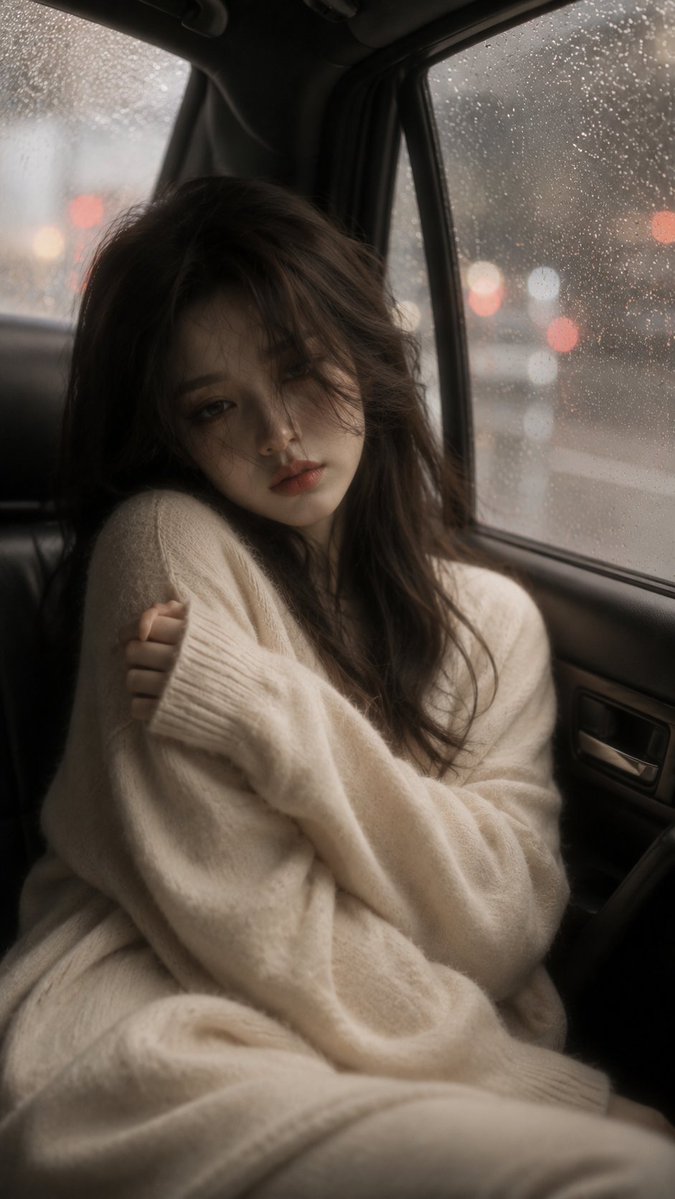Melancholic Cinematic Car Portrait example 3