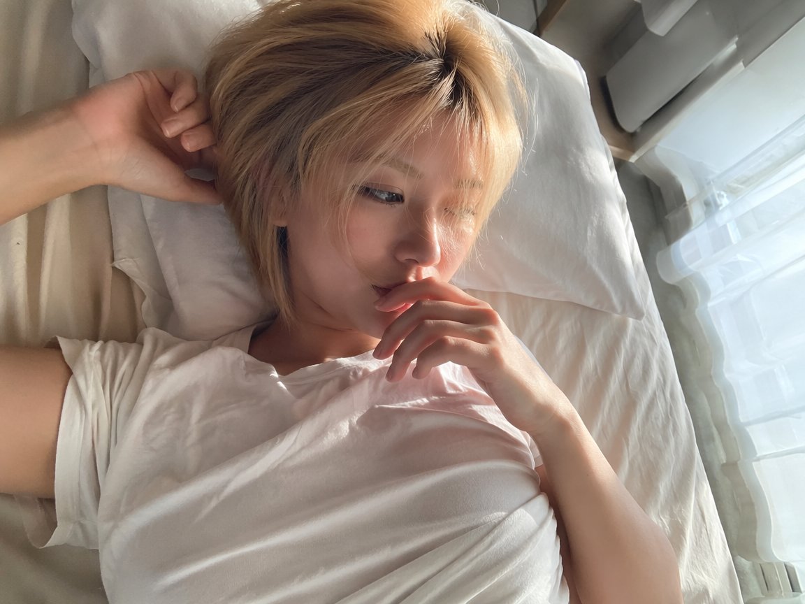 Sunlit Morning Bed Portrait