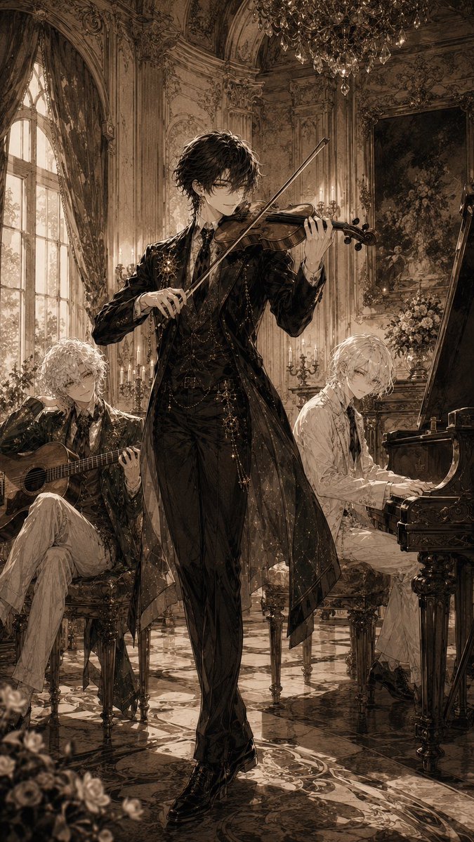 Gothic Palace Anime Trio