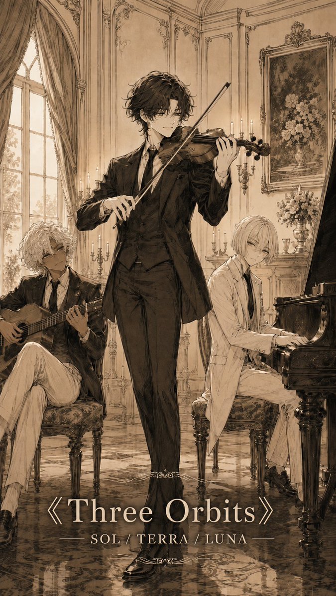Gothic Palace Anime Trio example 2