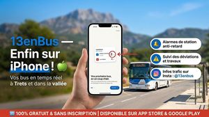 13enBus iPhone Launch Banner AI image template preview