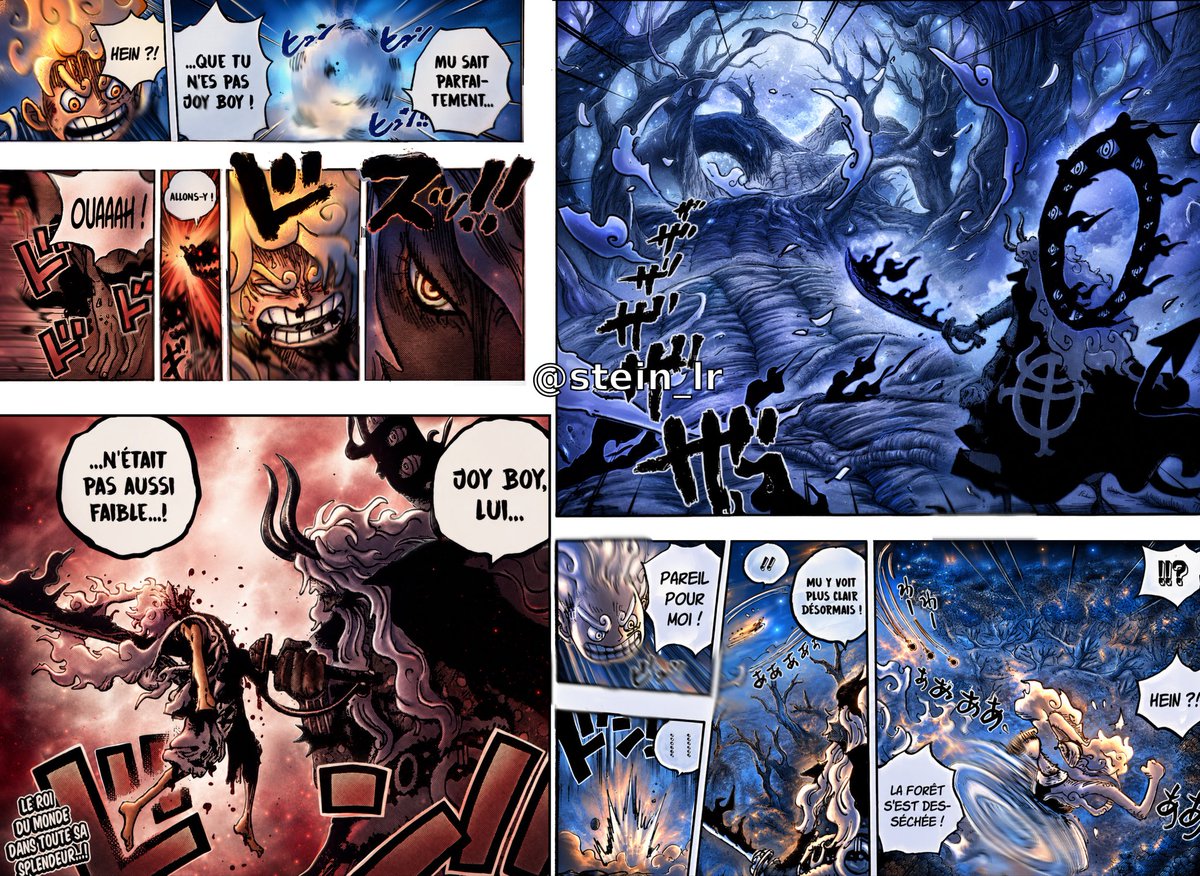 Colorized Shonen Manga Battle Spread