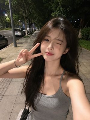 Late-Night City Walk Smartphone Selfie AI image template preview