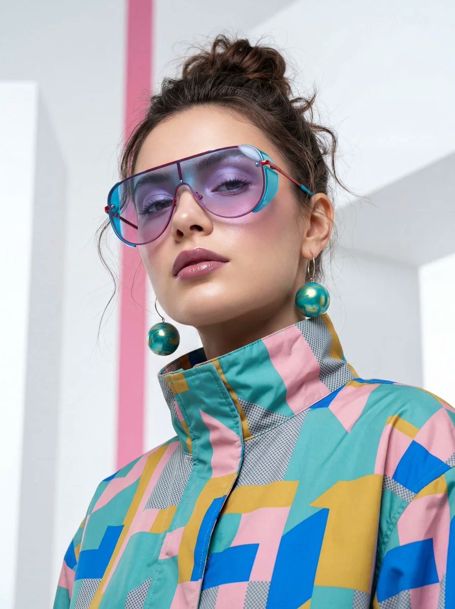 Avant-Garde High-Fashion Editorial Portrait