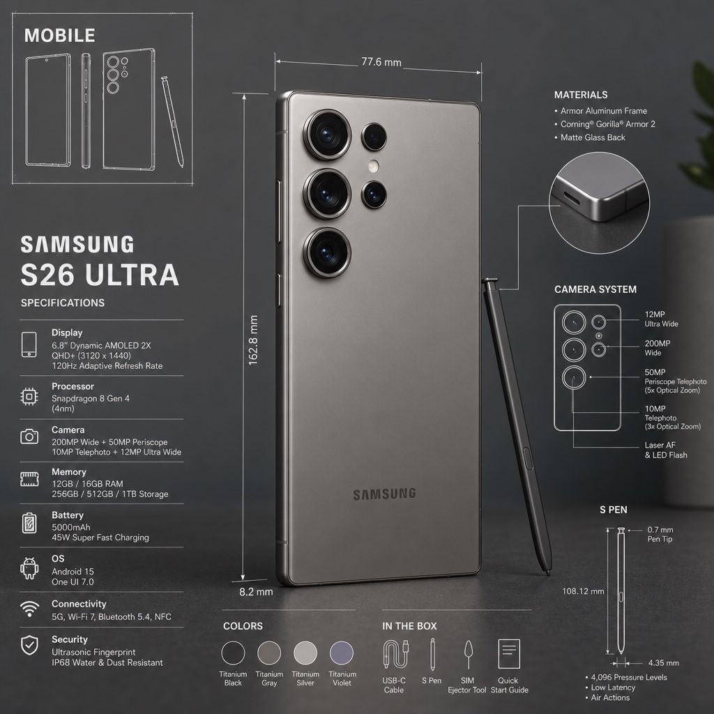 Infographic / Edu Visual - Technical Product Infographic with Blueprint Overlay - Image 3