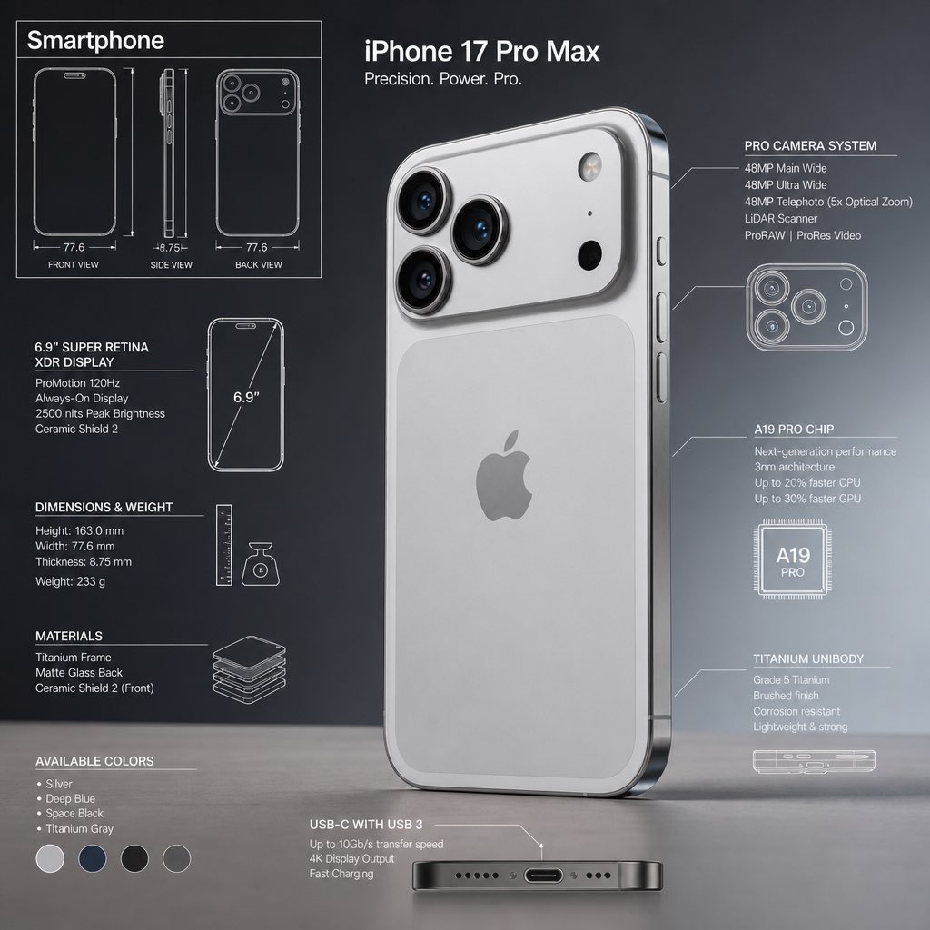 Technical Product Infographic with Blueprint Overlay