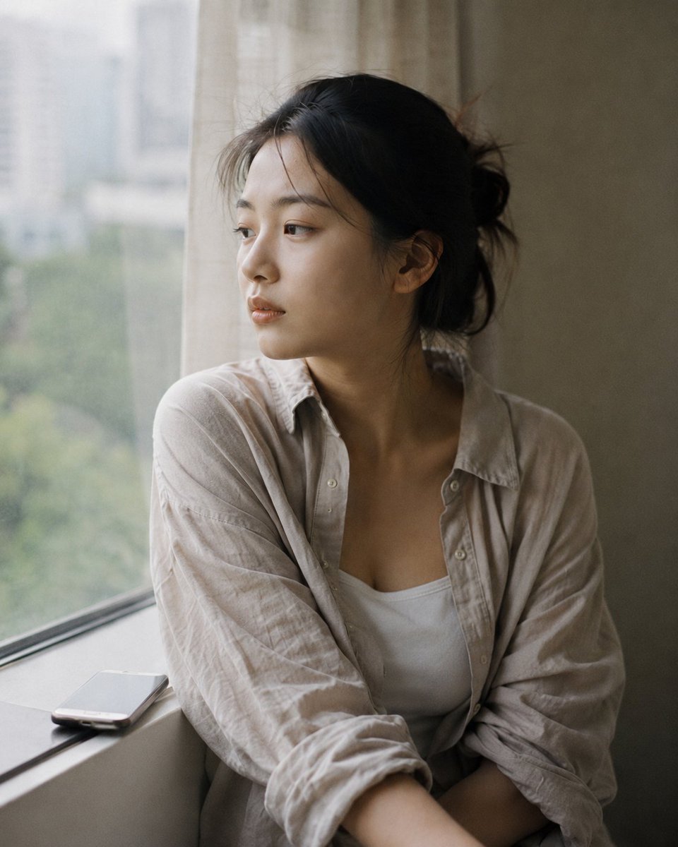 Atmospheric Afternoon Window Portrait