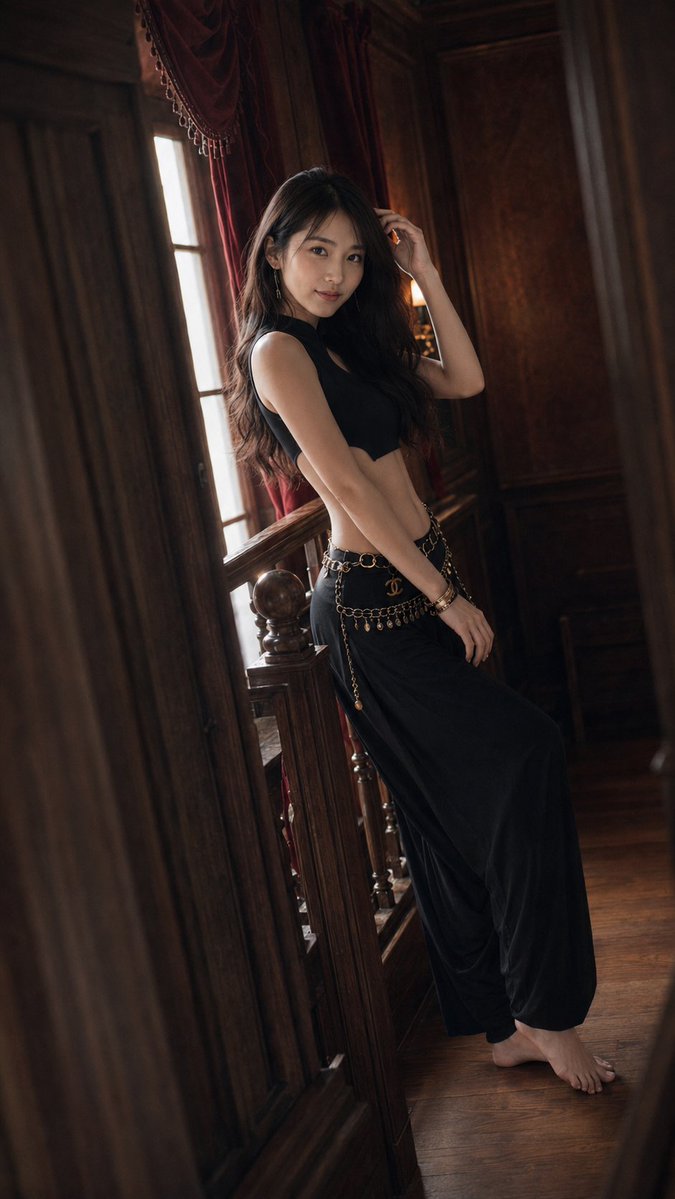 Vintage Luxury Mansion Fashion Portrait