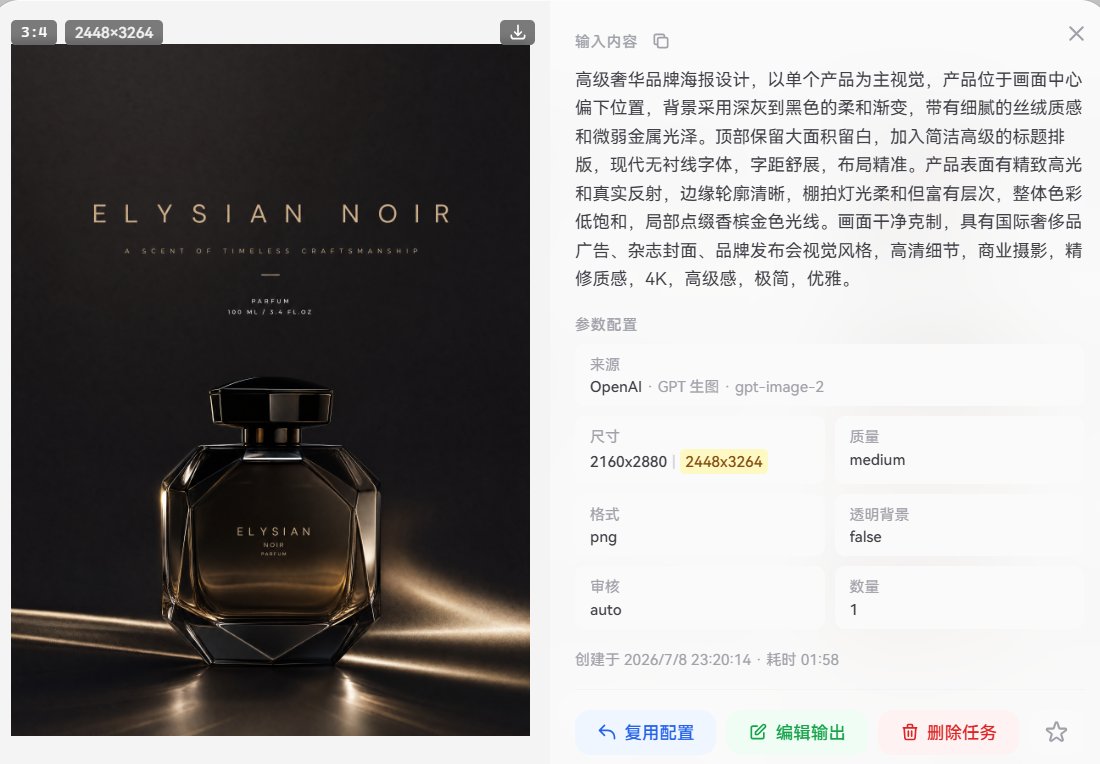 Luxury Noir Perfume Poster