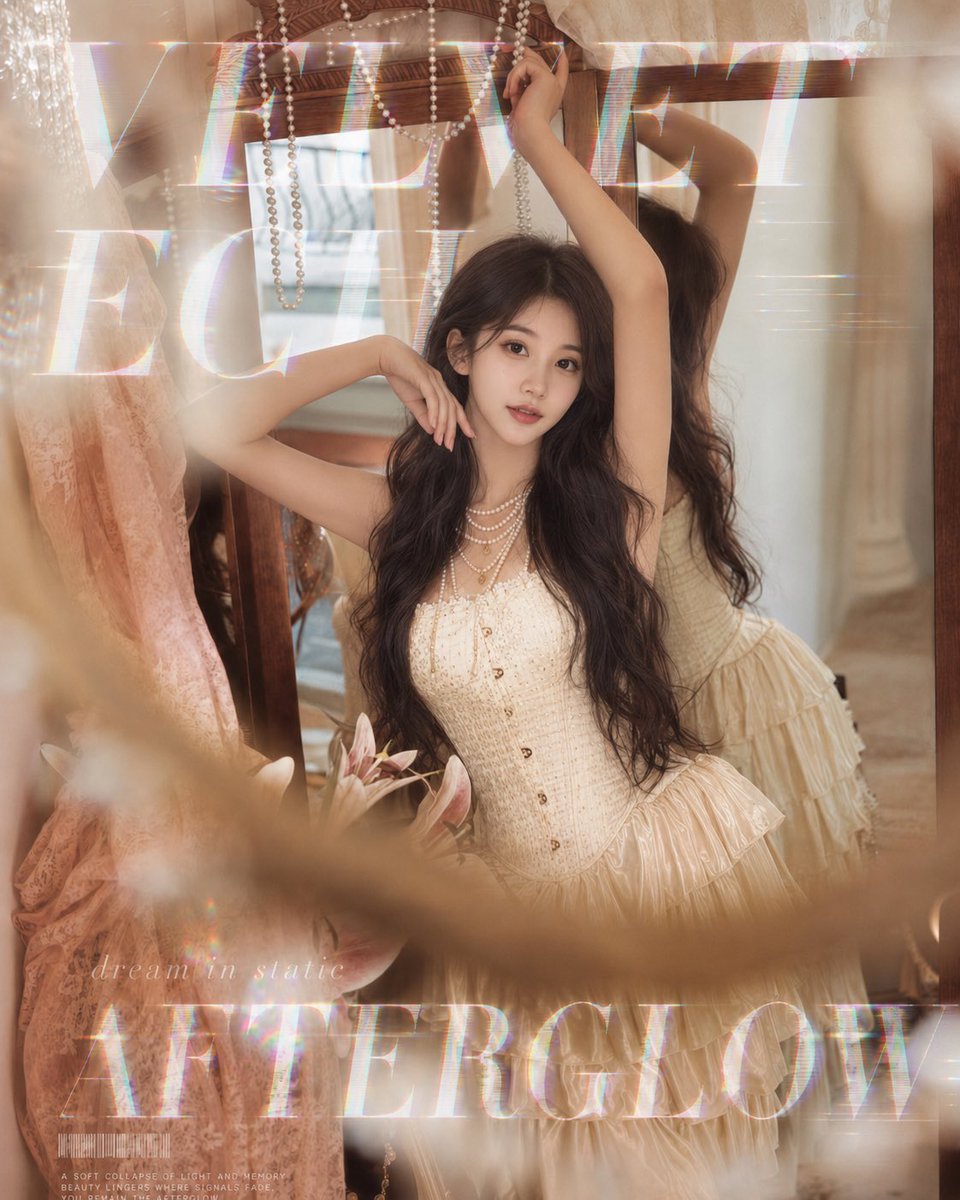 Dreamy Afterglow Fashion Portrait