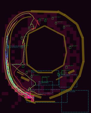 Pachinko Physics Debug Layout AI image template preview