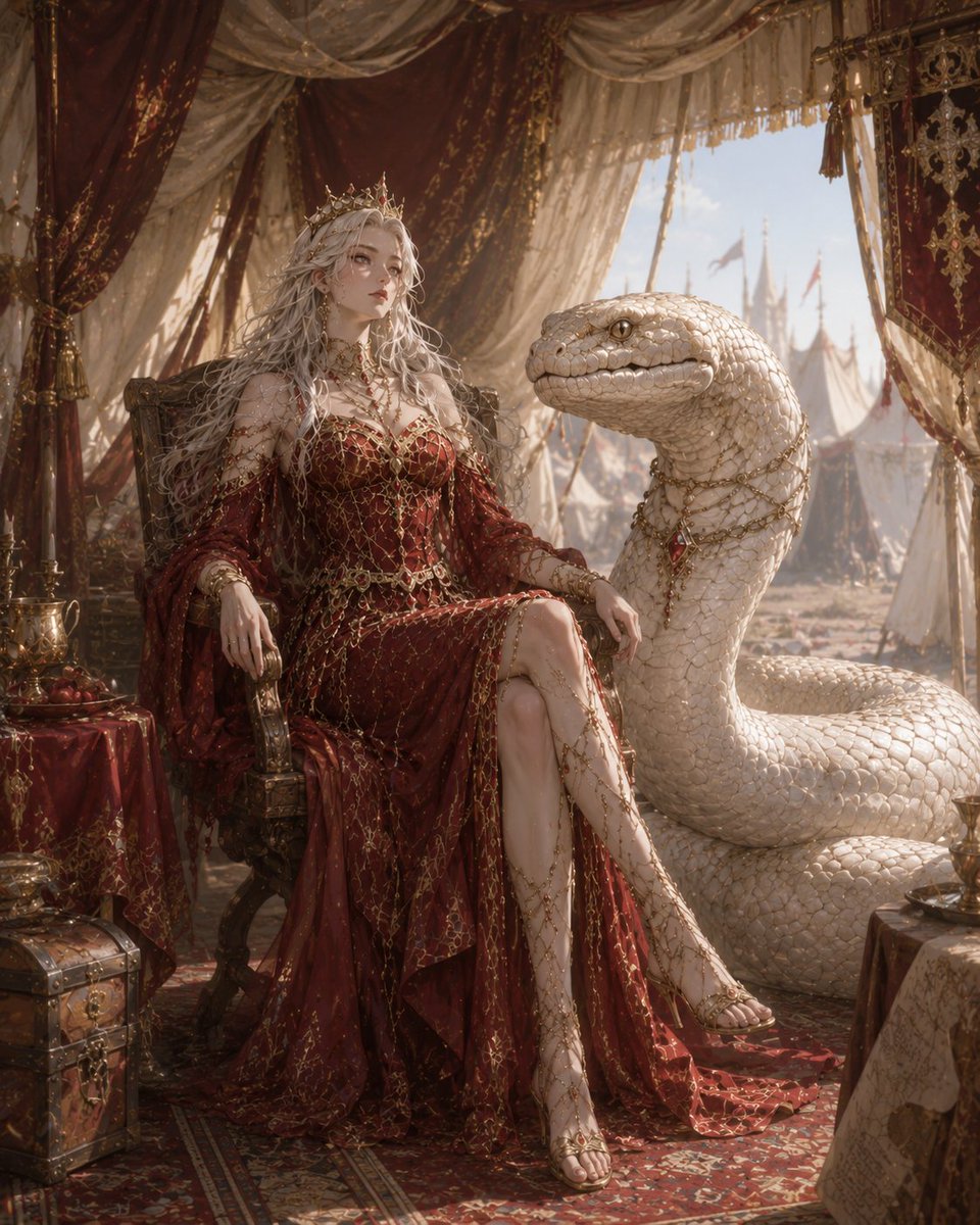 Queen and Albino Serpent