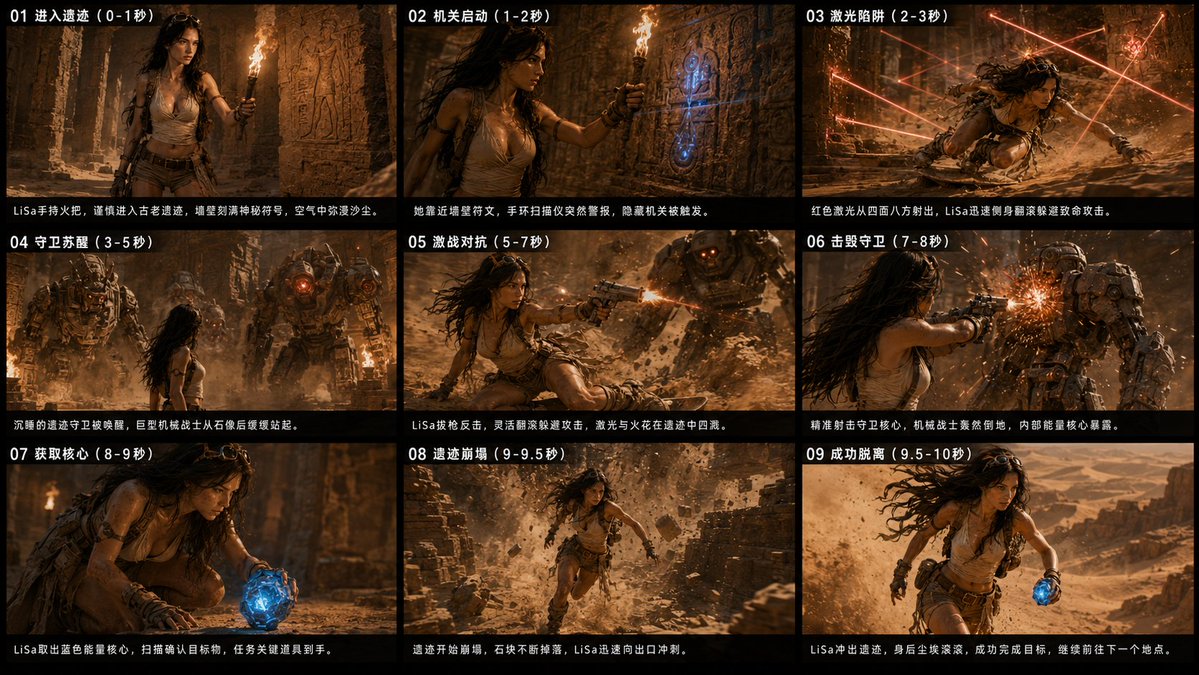 Ancient Ruin Escape Storyboard