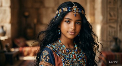 Comic / Storyboard - Ancient Egyptian Royal Portrait - Image 1