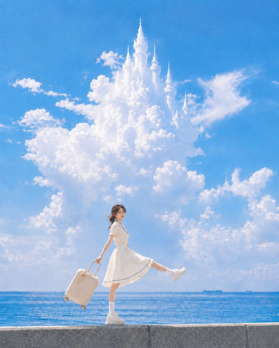 Fantasy Cloud Castle Journey