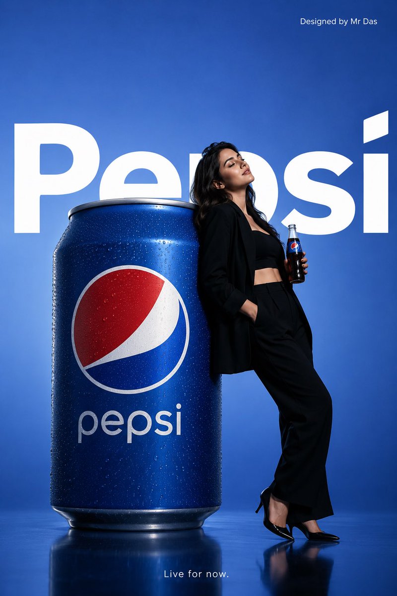 Minimalist Pepsi Commercial Advertisement