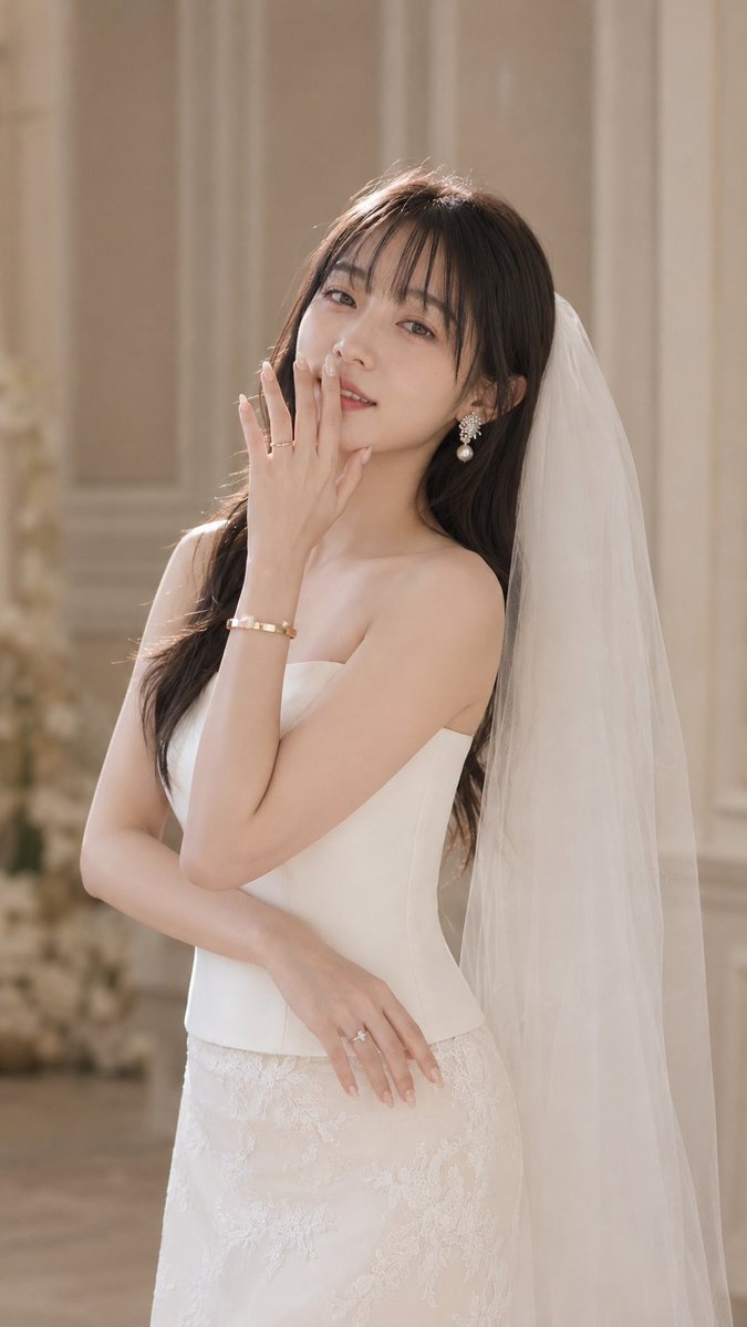 Ultra Realistic Bridal Fashion Portrait