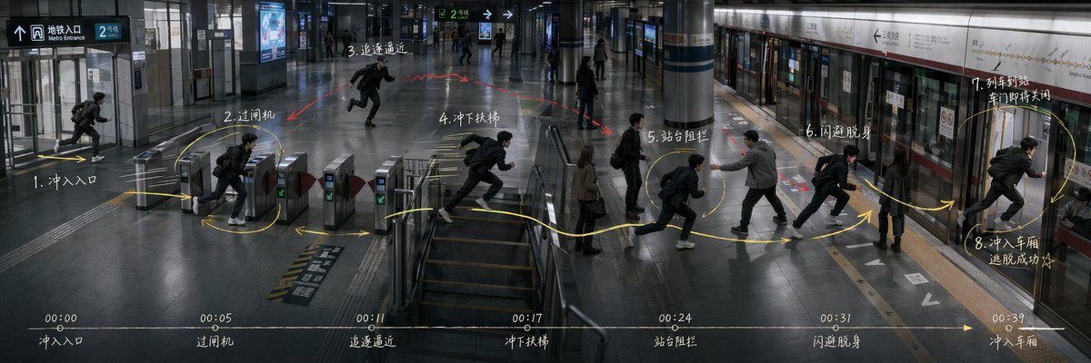 Subway Escape Storyboard Route