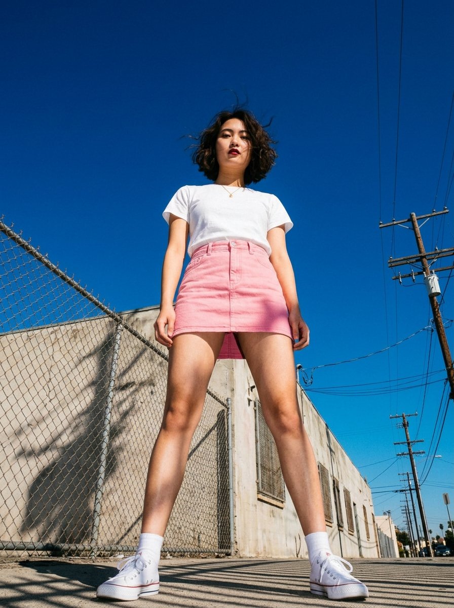High-Angle Korean Street Style Portrait 3
