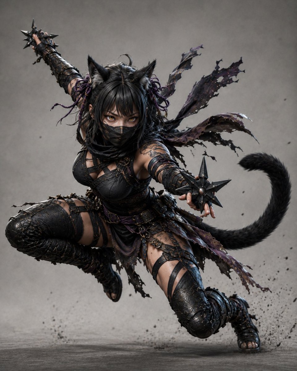 Kunoichi Black Cat Adventurer
