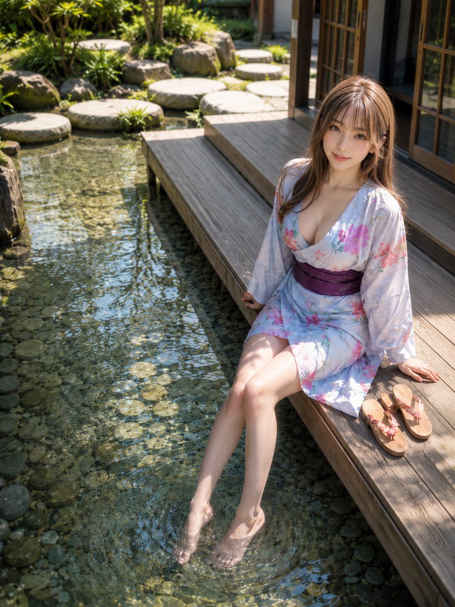 Summer Veranda Garden Portrait