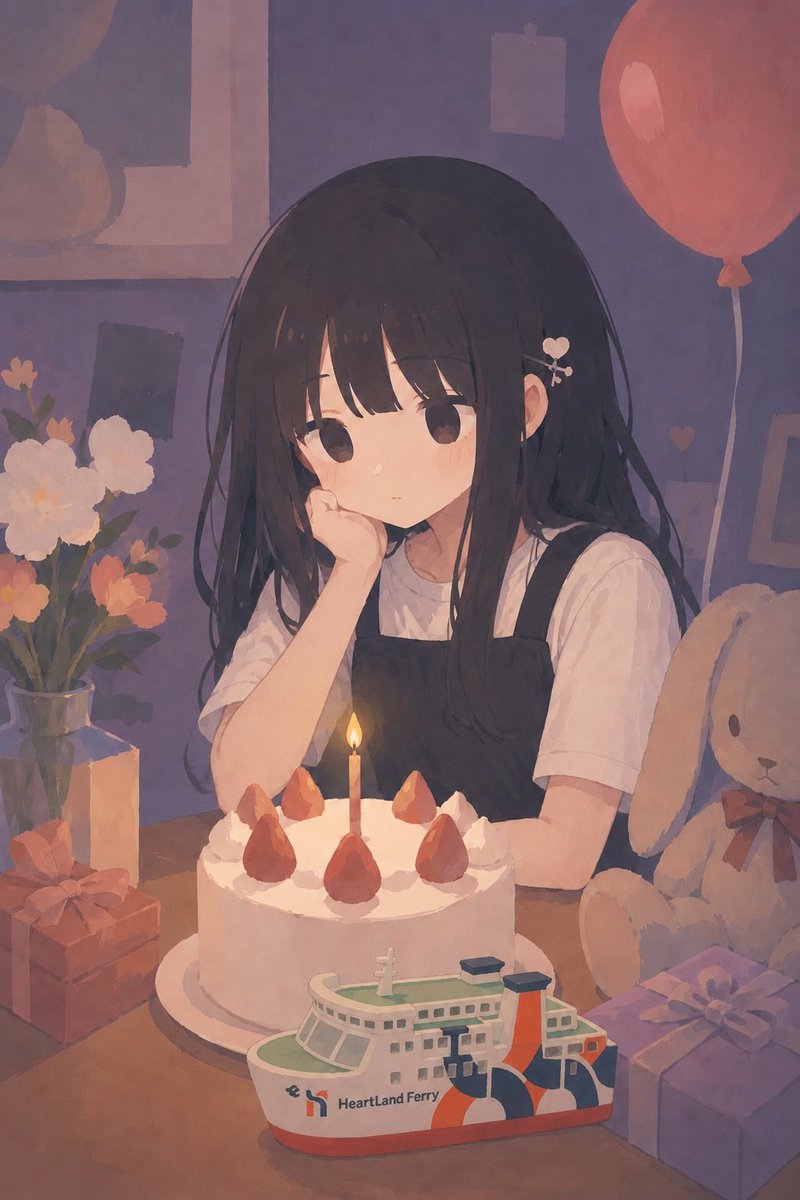 Melancholy Anime Birthday Ferry Scene