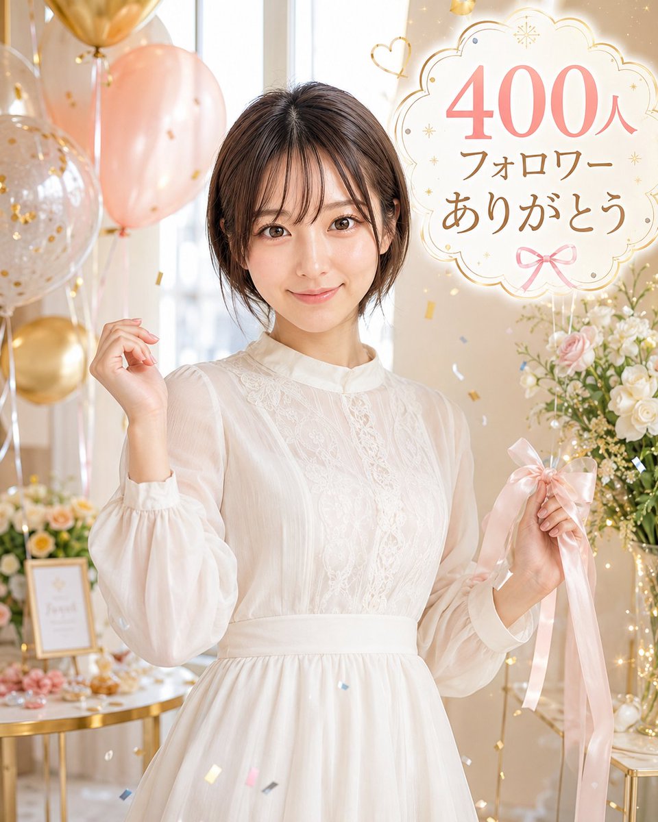 400 Followers Thank You Portrait