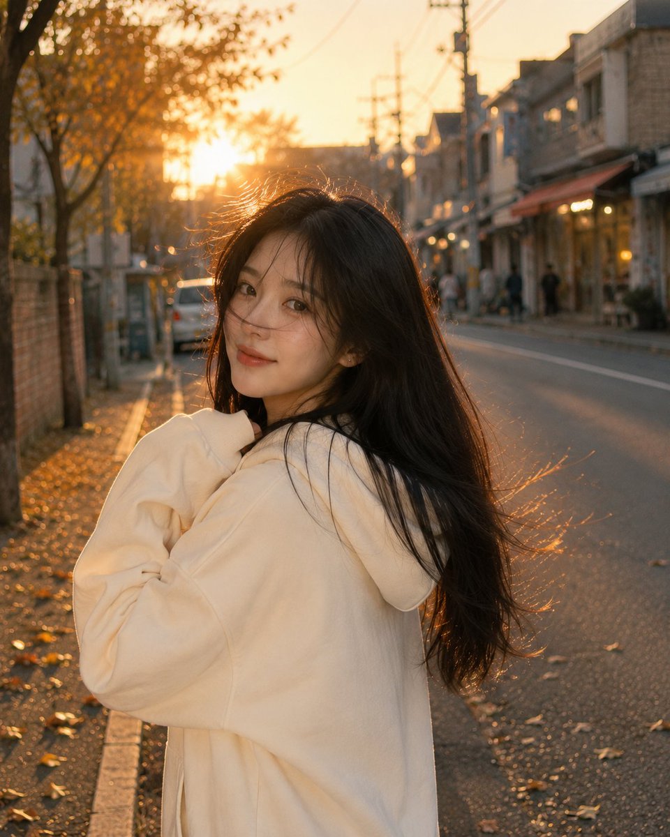 Golden Hour Street Portrait example 2