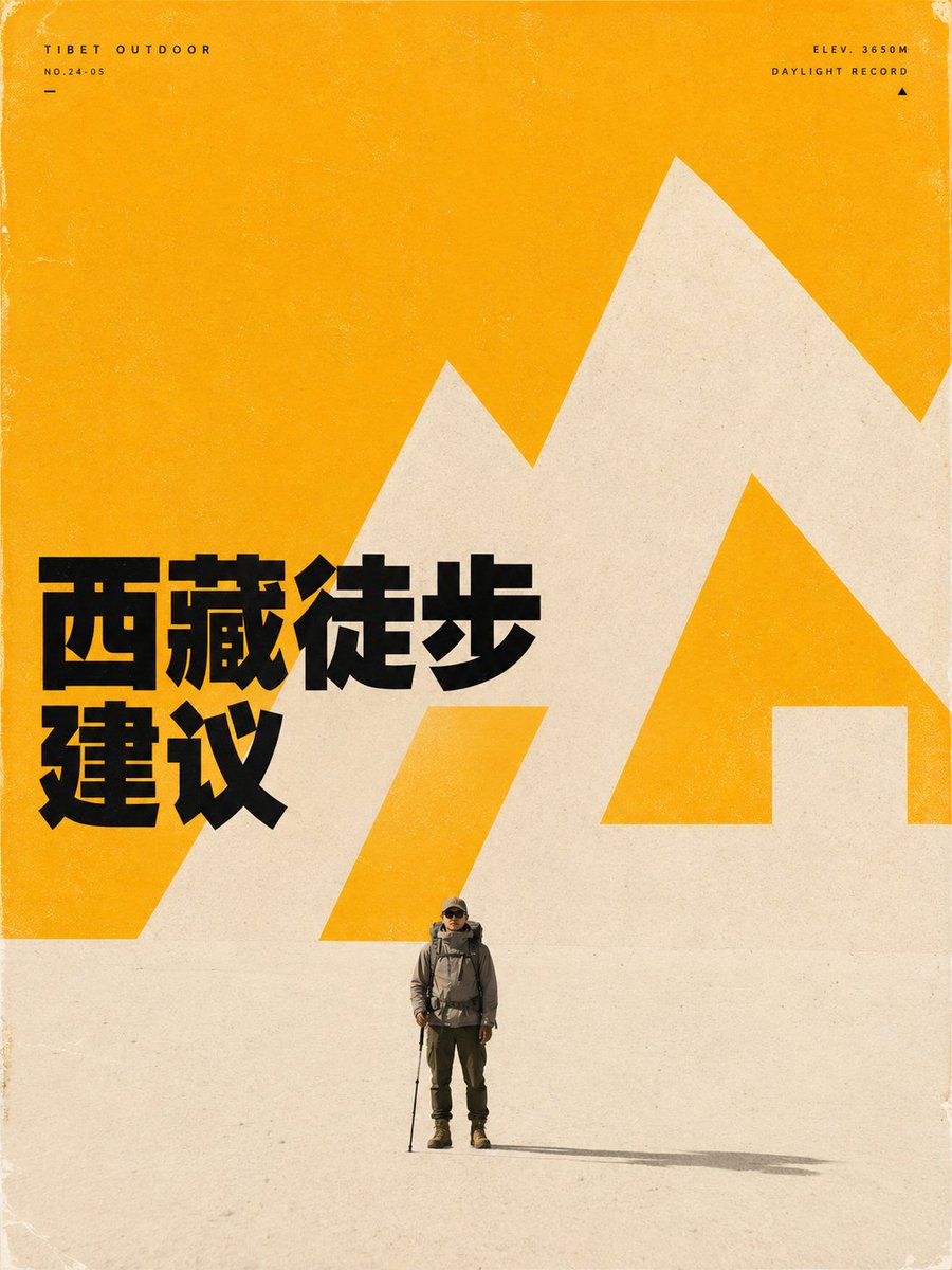 Minimalist Tibet Hiking Cover