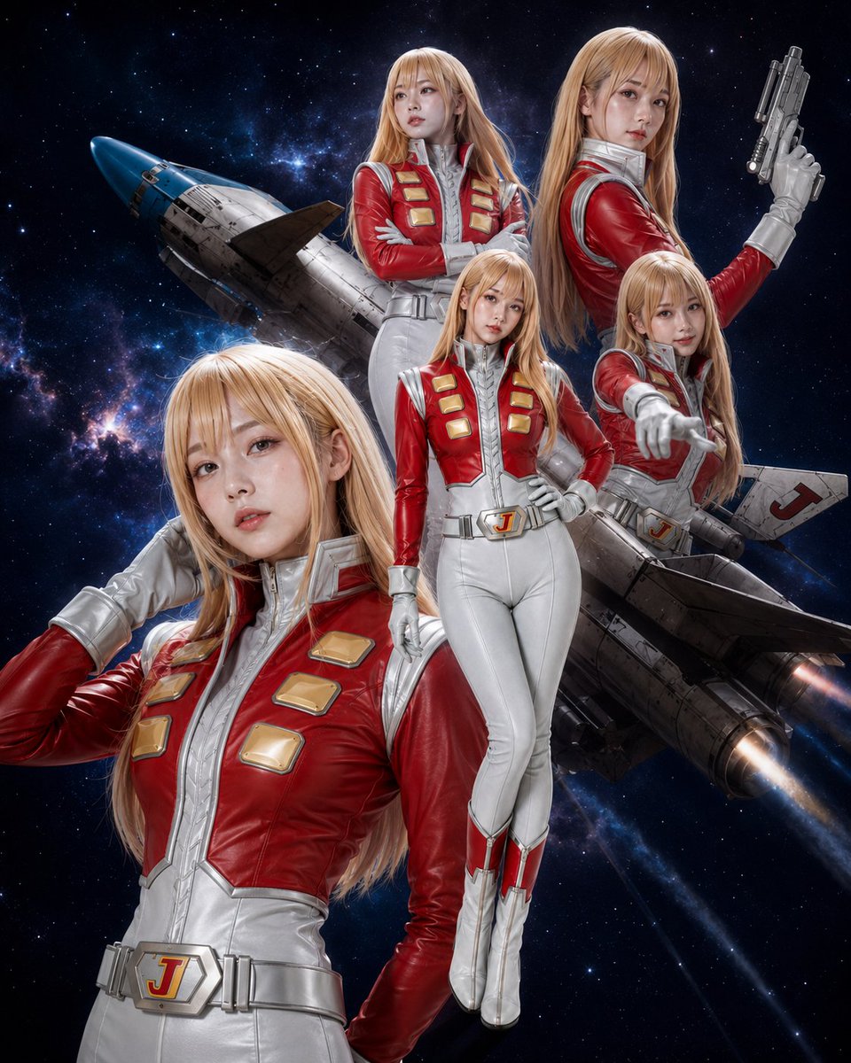 Alfin Space Anime Cosplay Composite