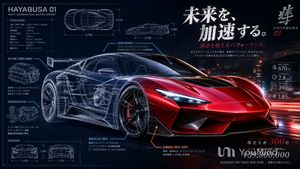 Japanese Hypercar Blueprint Poster — Goal: Create a cinematic Japanese supercar advertisement and technical blueprint poster for {argumen…