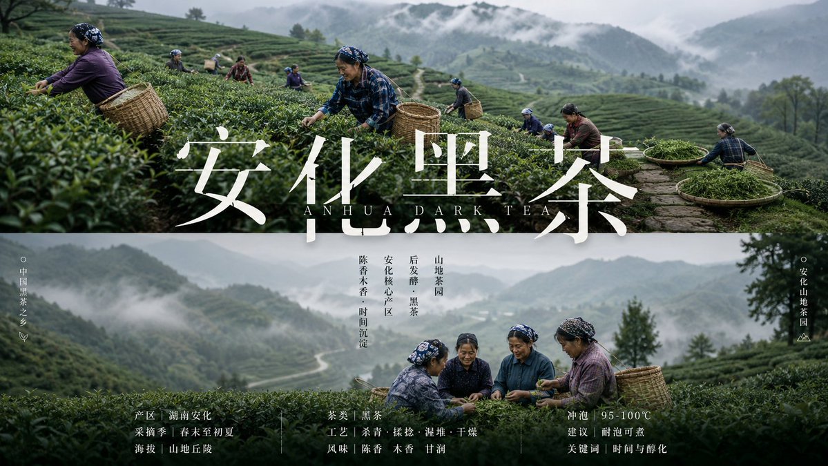Anhua Dark Tea Mountain Poster