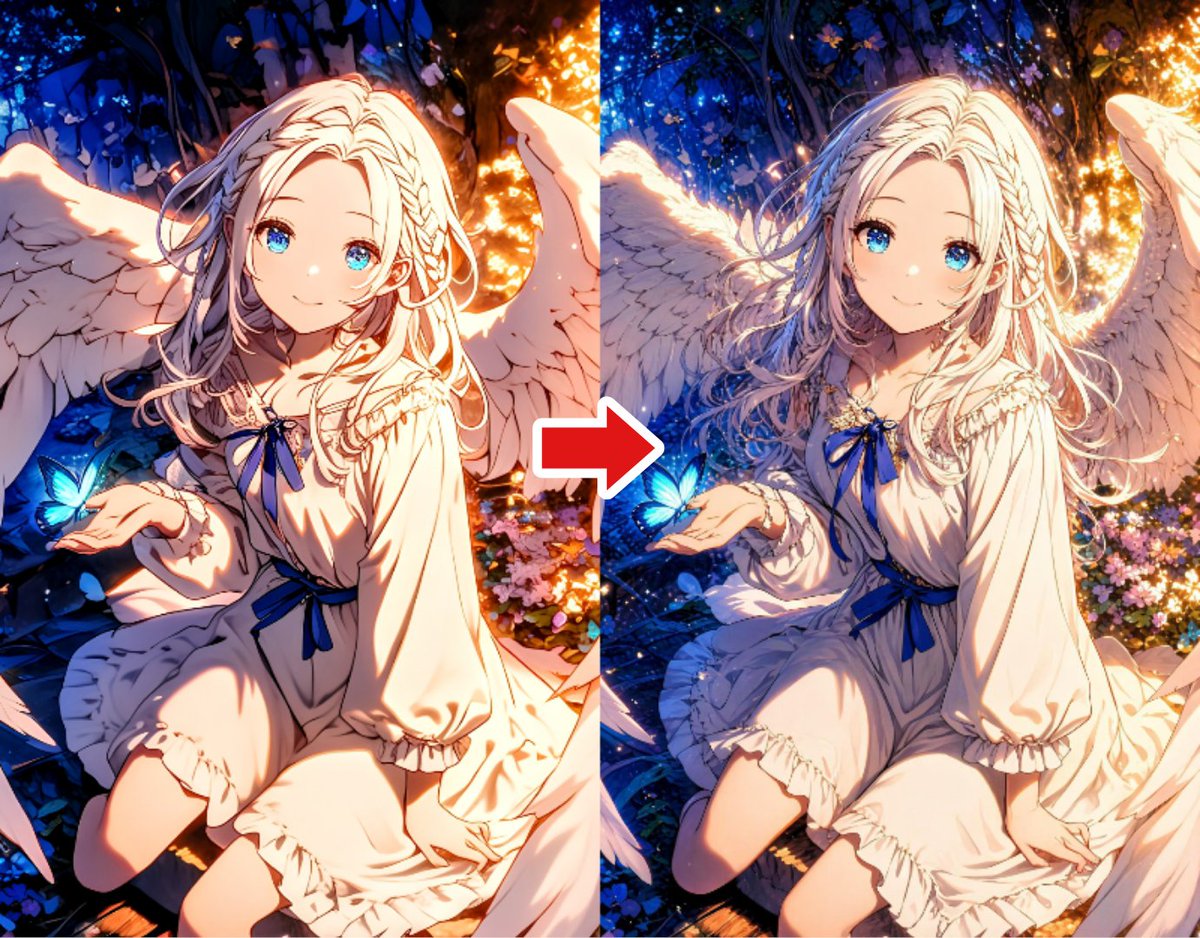 Illustration Refinement and Restoration example 2