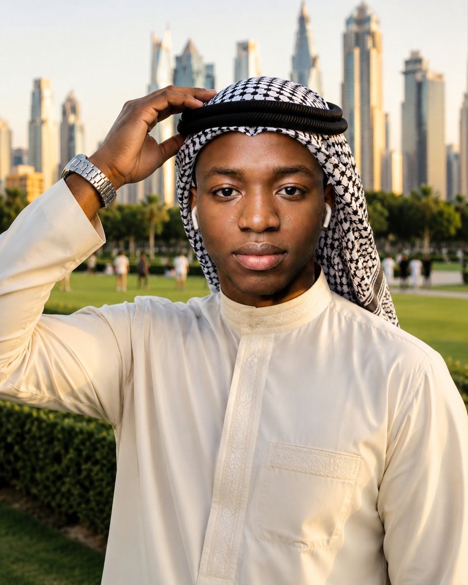 Saudi Luxury Editorial Portrait