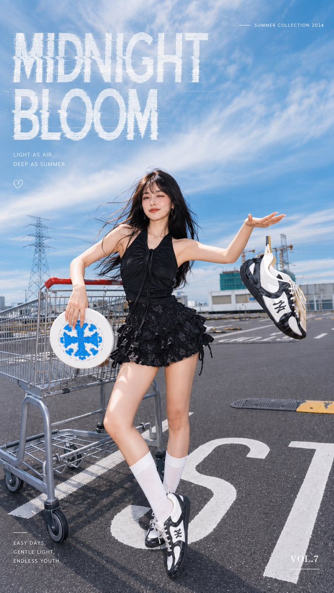 Midnight Bloom Fashion Cover
