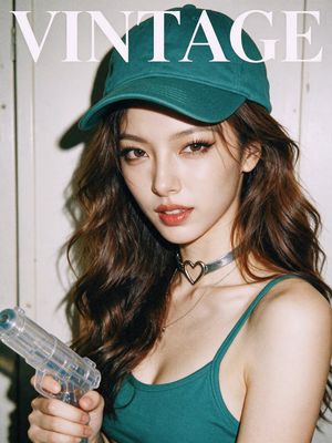 Vintage Film Magazine Snapshot AI image template preview
