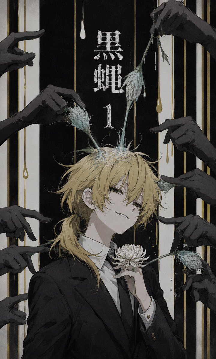 Dark Monochrome Manga Cover