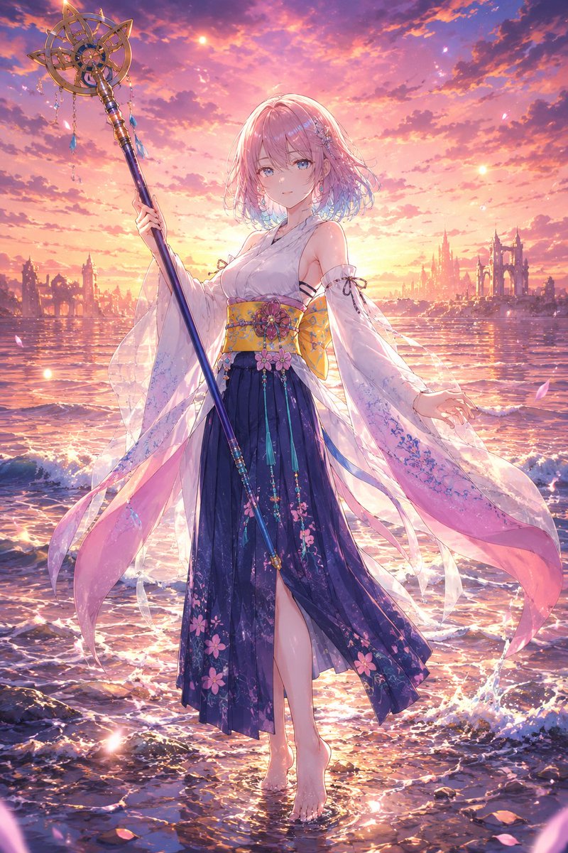 Game Asset - Elegant Anime Summoner Fan Art - Image 4