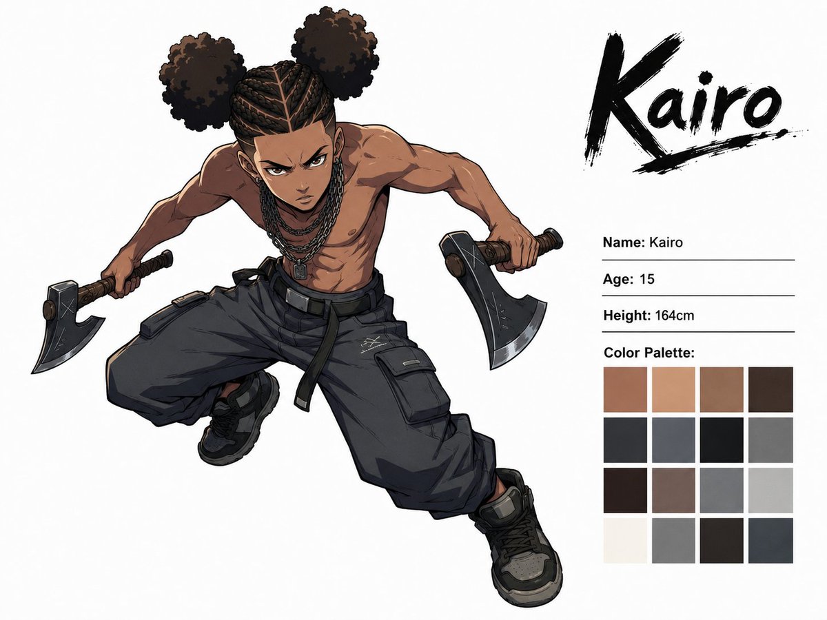 Kairo Anime Character Sheet