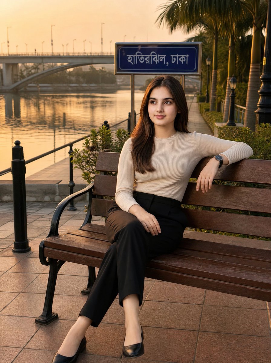 Hatirjheel Golden Hour Fashion Portrait