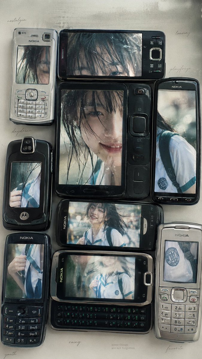 Social Media Post - Rainy Schoolgirl Photo Diary Collage - Image 2
