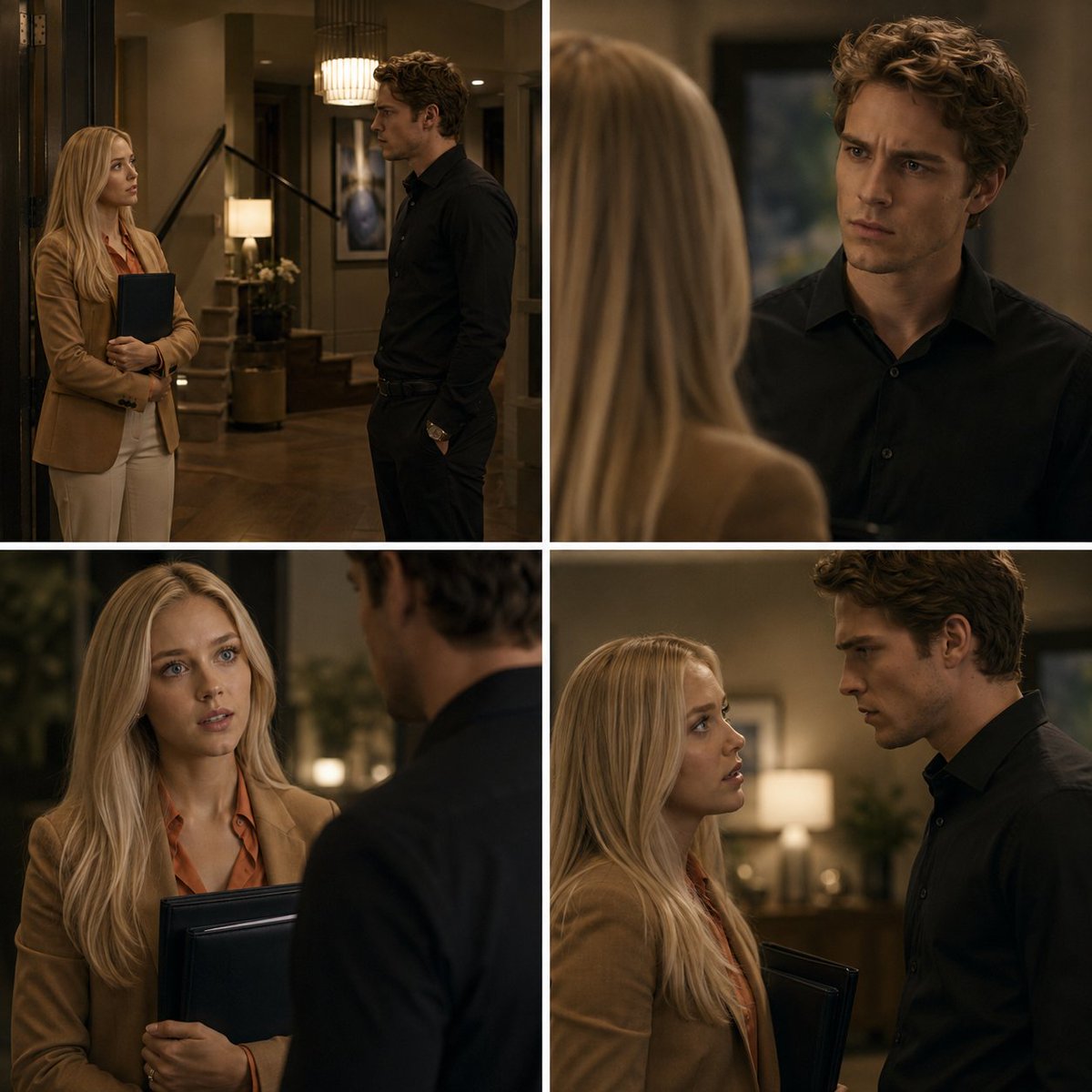 Tense Romantic Drama Collage