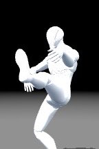 Anime Alley Kick Transformation reference image 1