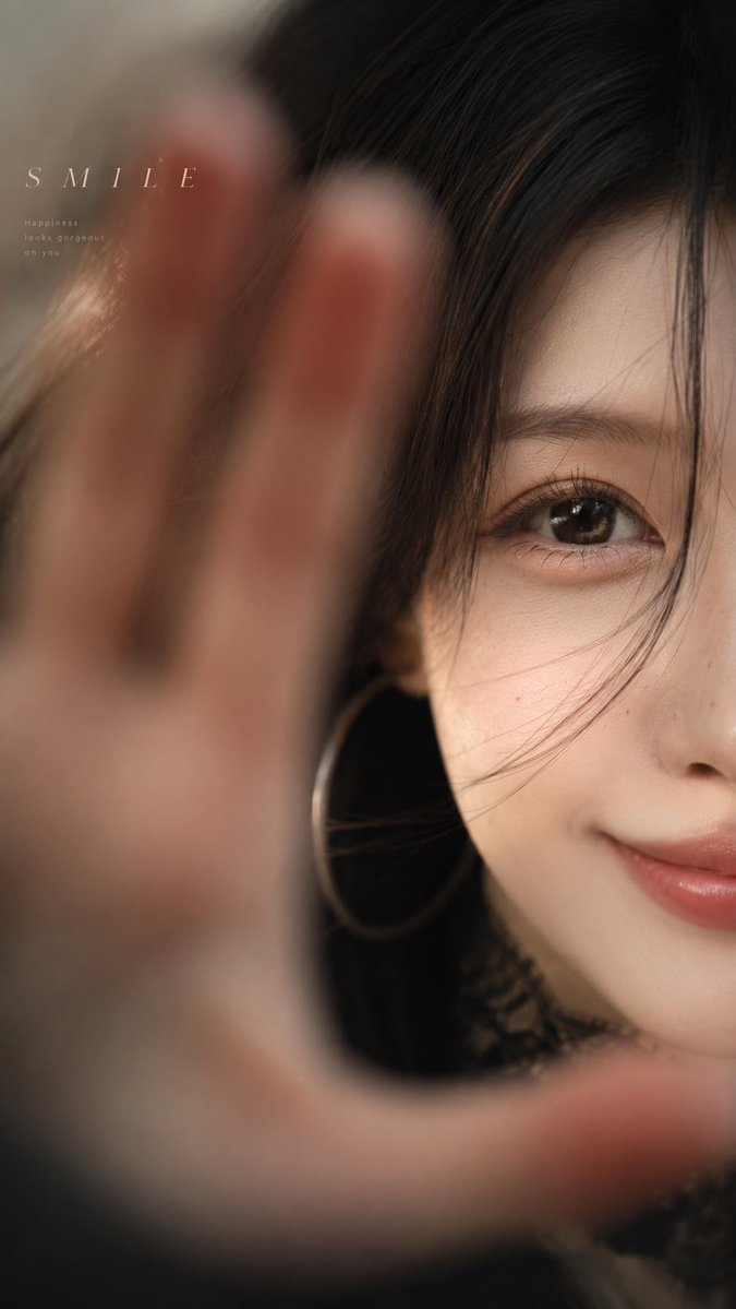 Close-Up Smile Portrait