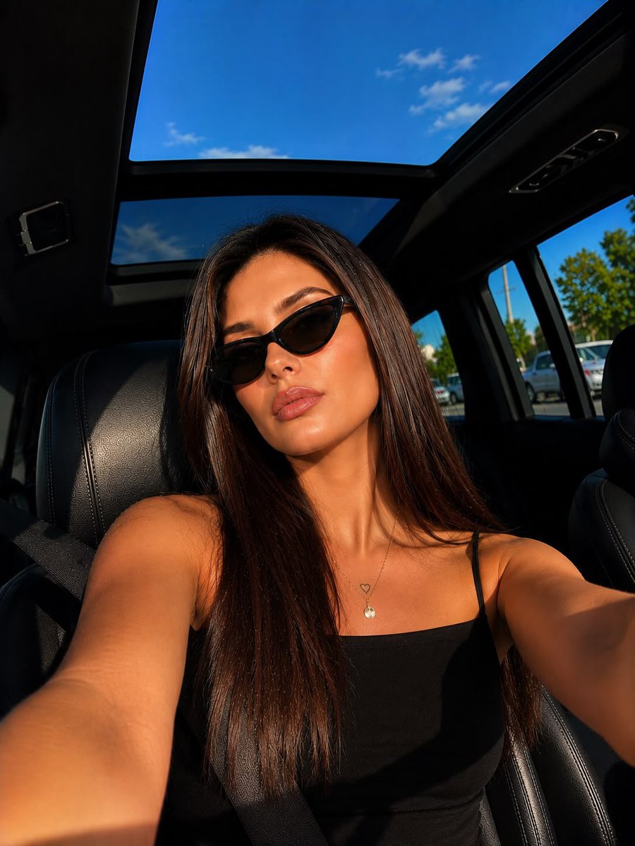 Ultra Photorealistic Luxury Car Selfie