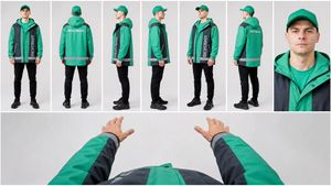 Character Orthographic Reference Sheet AI image template preview