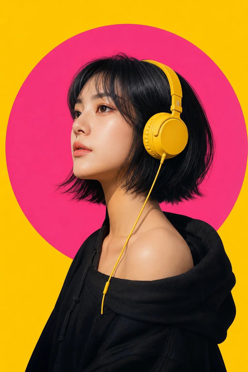 Modern Pop-Art Female Portrait