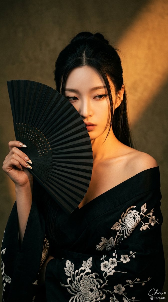 Cinematic Oriental Shadow Portrait