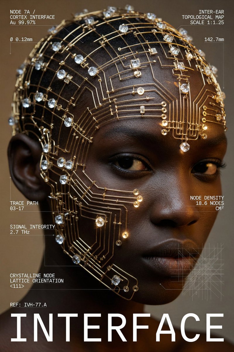 Cybernetic Interface Fashion Poster